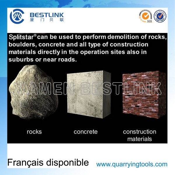 Non-Explosive Rock Melting Chemical for Breaking Blocks