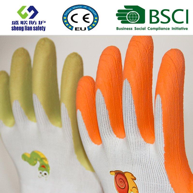 Foam Latex Coated Gardening Work Gloves