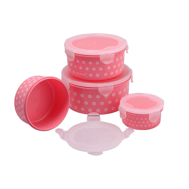 CE&SGS Round Shape Plastic Preservation Box with Cover