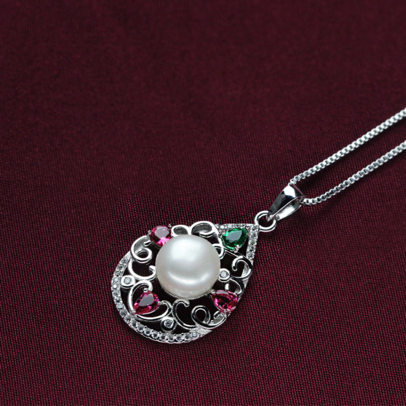 10-11mm AAA Button Fashion Freshwater Nice Design Pearl Pendant