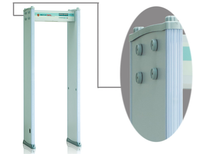 Door Frame Metal Detector 3D Infrared Design Metal Detector with LED Indicating Lights