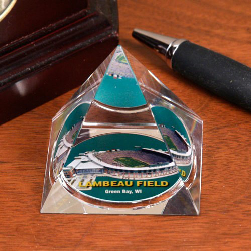 Crystal Glass Octagon Shape Paperweight-Free Engraving