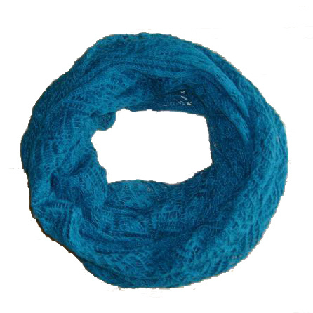 Womens Twist Pattern Knitted Winter Circle Loop Scarf Snood (SK104)