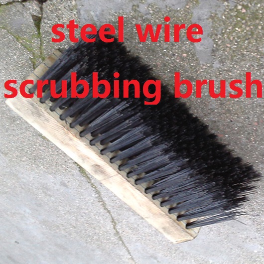 Wooden Holder Steel Wire Polishing Brush (YY-101)