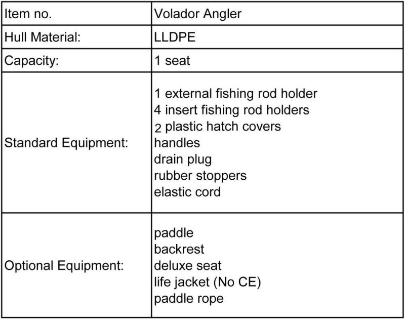 Hot Sale No Inflatable Single Sit on Top Fishing Kayak