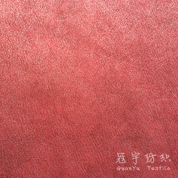 Polyester Coated Leatheroid Upholstery Fabric for Sofa