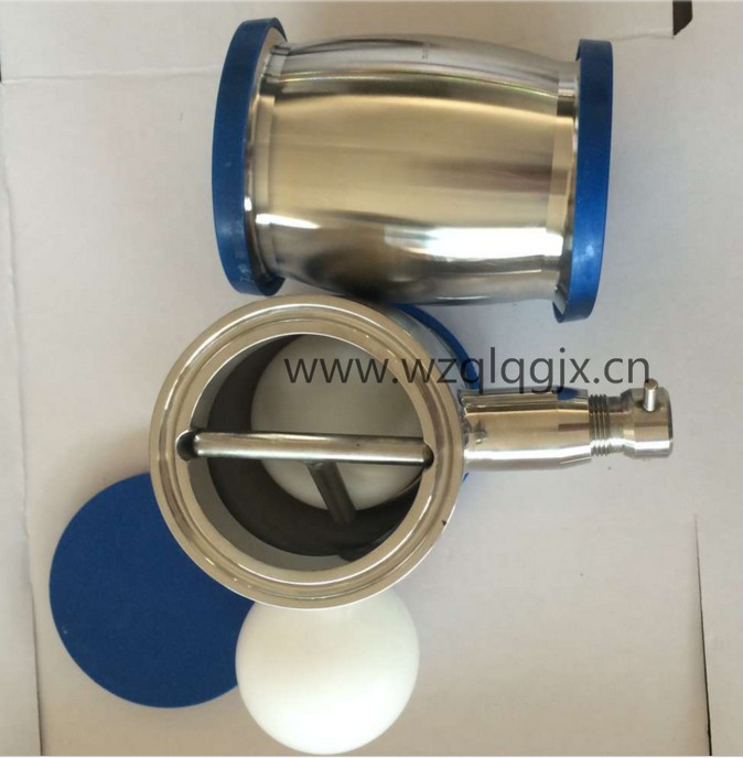 Clamped Stainless Steel Sanitary Ball Check Valves