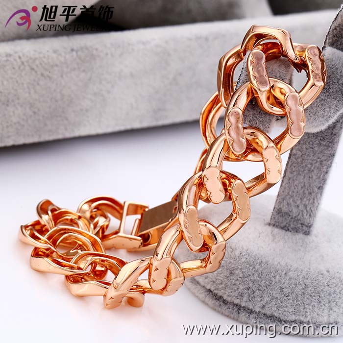 72724 Fashion Cool Men's Gold-Plated Jewelry Bracelet in Environmental Copper