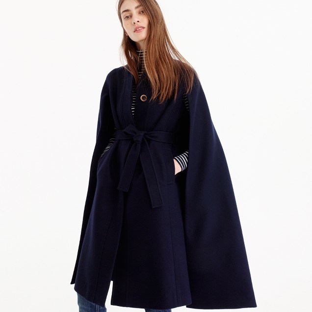 Collection Italian Wool Cape Coat