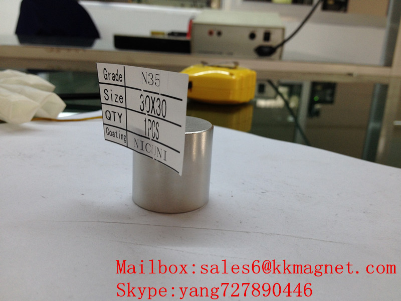 permanent magnet neodymium magnet stop water magnet 30X30