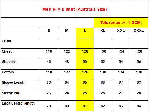 Wholesale China Factory Clothing Men's Reflective Safety High Vis Shirt