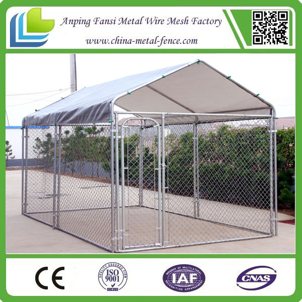 Weatherguard Complete Covered Dog Kennels - 7'6X7'6X4'