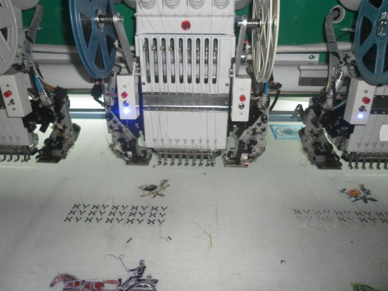 Sequins Embroidery Machine with Double Sequins Device