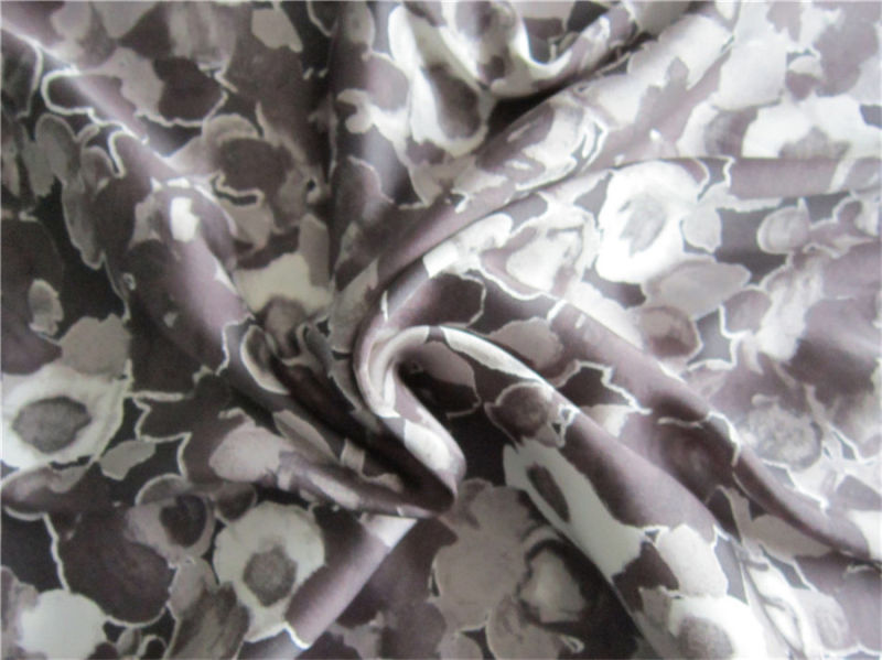 Printed Polyester Spandex Chiffon Fabric for Garment (XSFS-002)