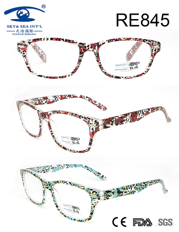 Fashion Light Patten Women High Quality Reading Glasses (RE845)