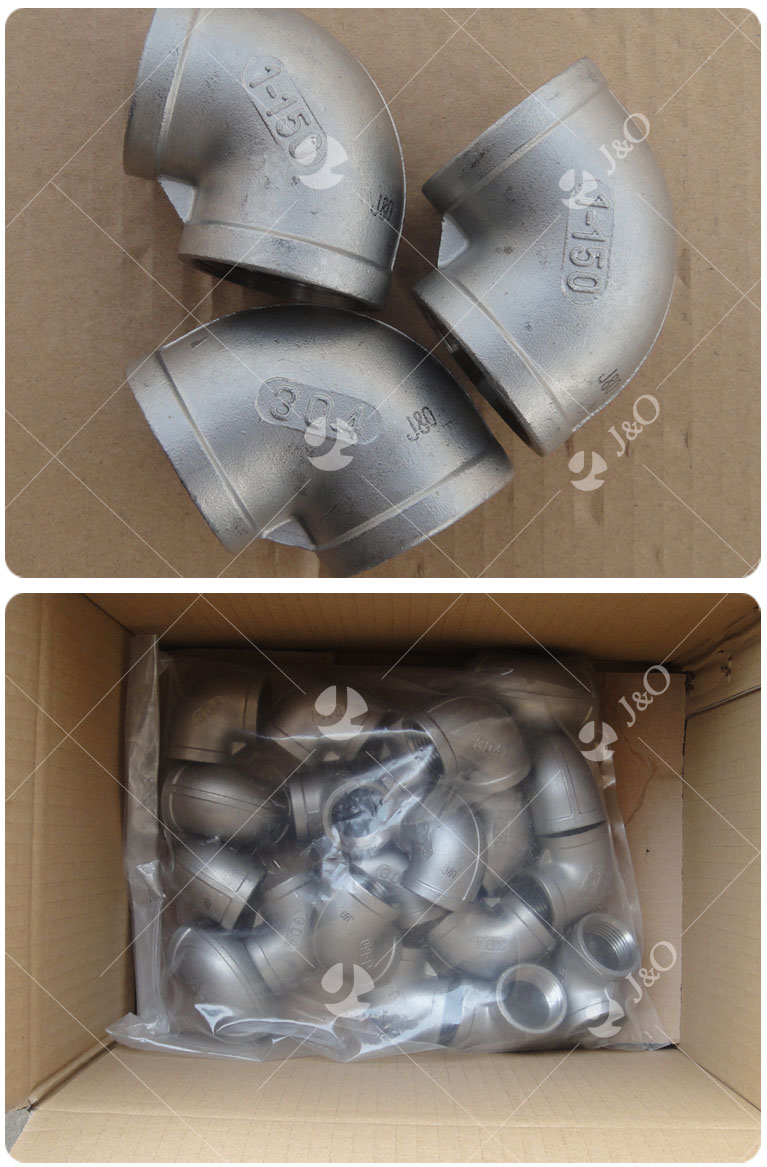 High Quality Stainless Steel Elbow with 90 Degree 150lbs