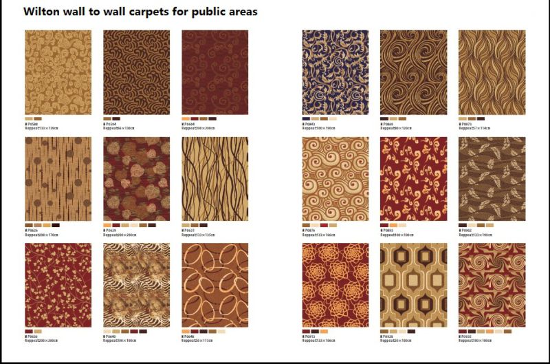 Wilton Wall to Wall Polypropylene Hotel Carpets