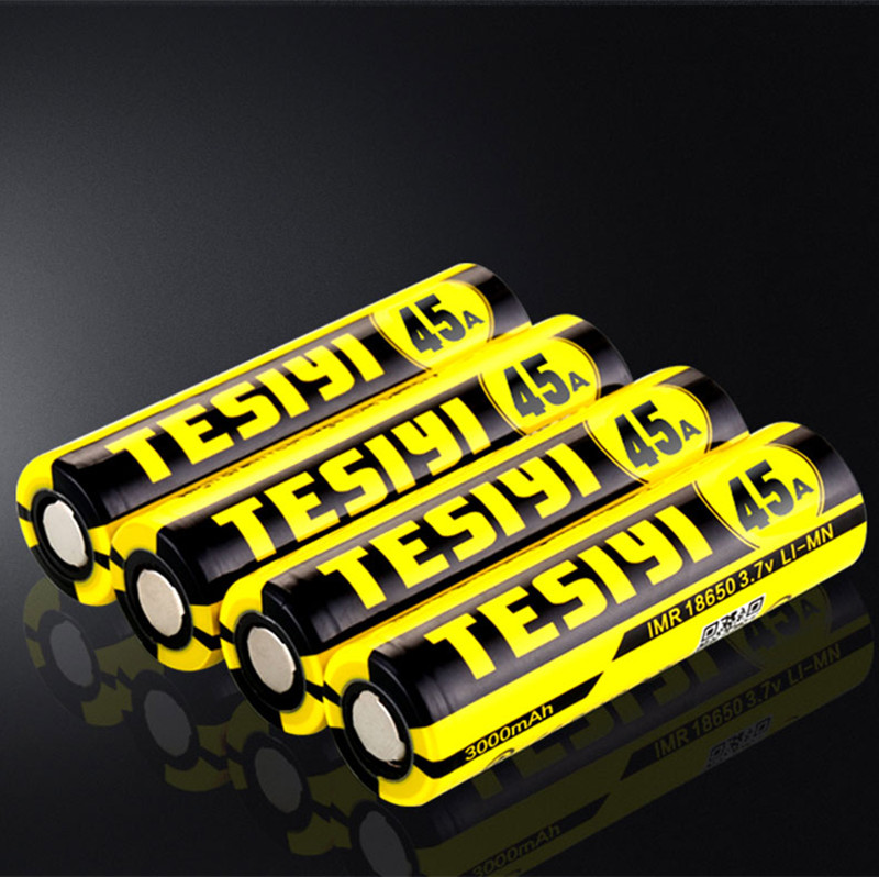 High Quality Lithium 3.7V 3000mAh Tesiyi 18650 Battery 45A