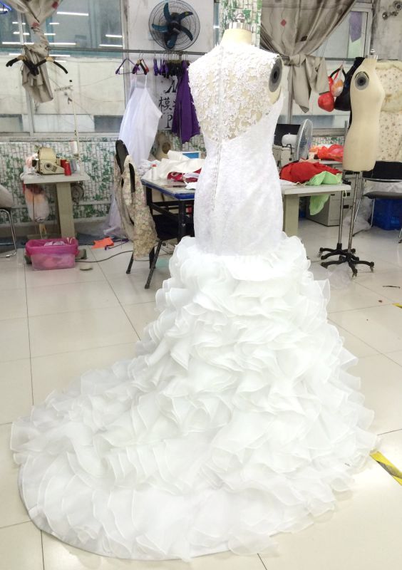 Aoliweiya Customize Bridal Wedding Dresses Plus Size