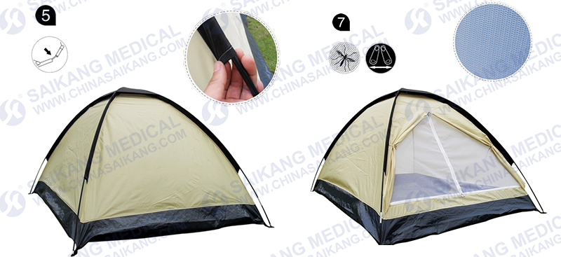 Water-Proof Tent with Frame Type Structure