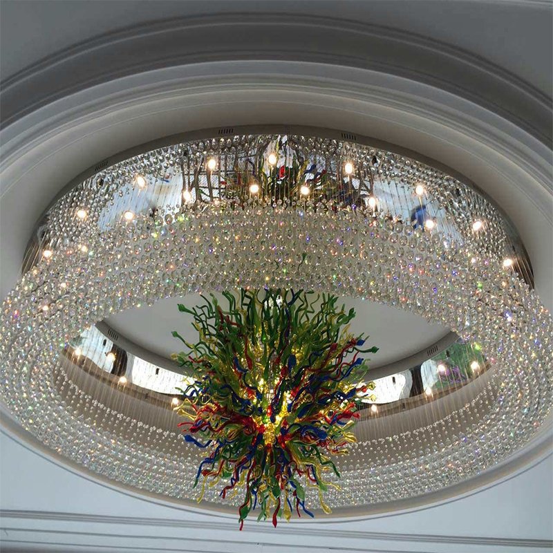 Beauty Flower Modern Decorative Hotel Project Chandeliers