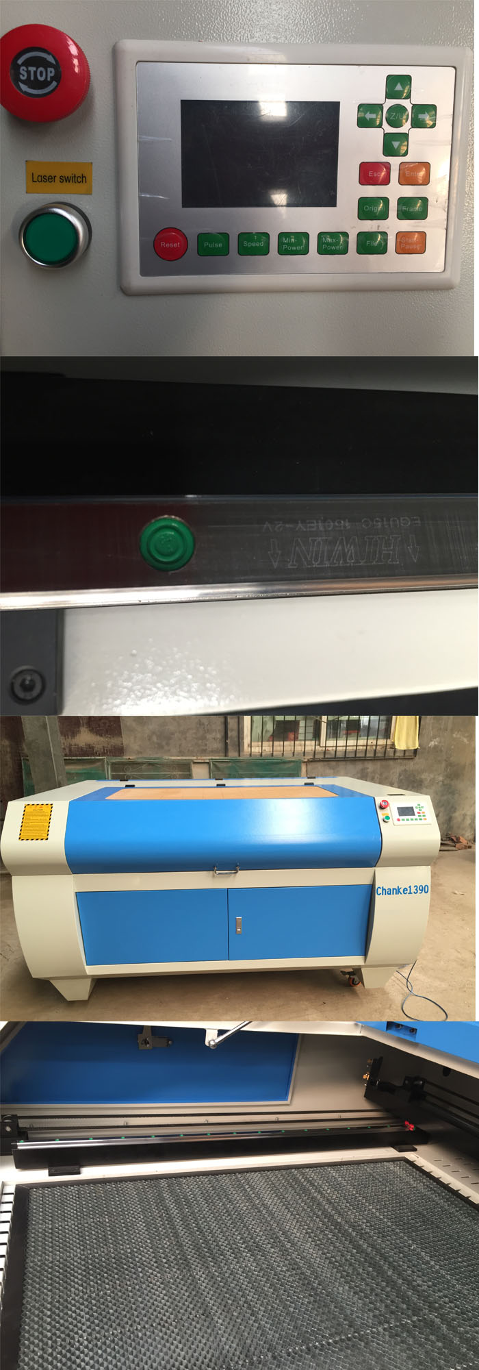 Acrylic CO2 Laser Engraving Cutting Machine with 90W Reci (CK1290)