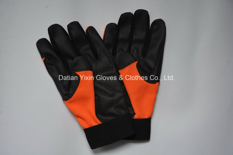 Safety Glove-Synthetic Leather Glove-Industrial Glove-Labor Glove-Mechanic Glove-Working Gloves