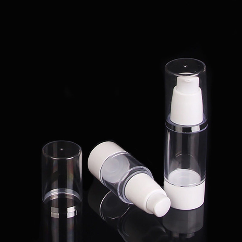 30ml Plastic Cosmetic Airless Bottle with Pump Cover (NAB09)