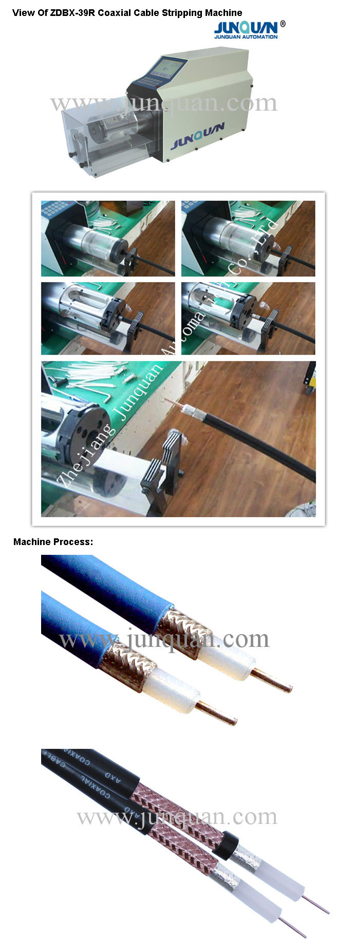 Coaxial Cable Stripping Machine (ZDBX-39R)