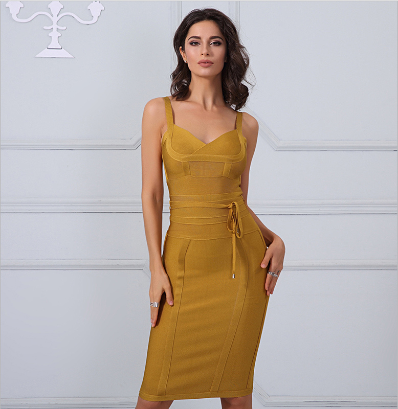 Slip Dress Bodycon Bandage Dress