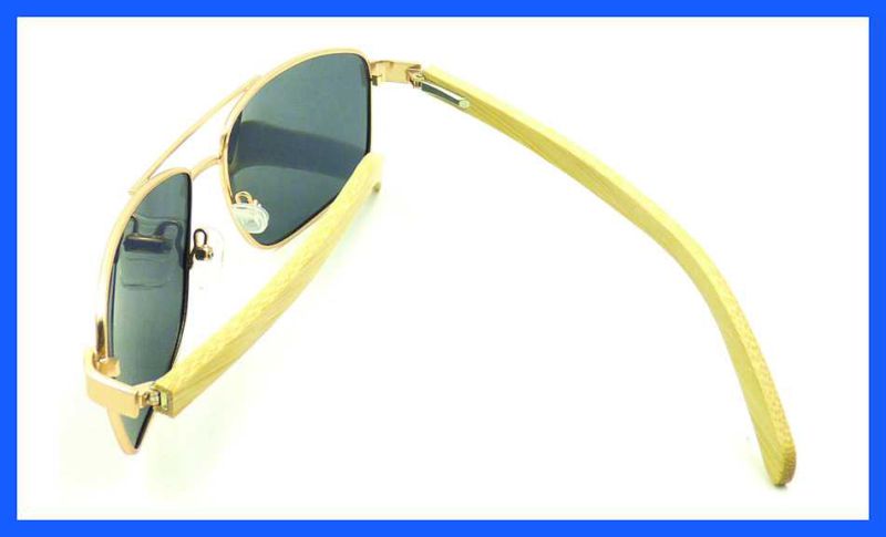 Fqmw161392 High Quality Mens Style Sunglasses Bamboo Temple