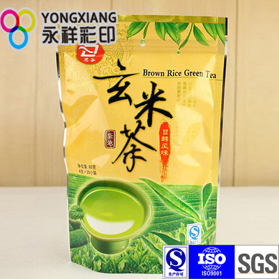 Stand-up Special Foil Tea /Coffee Plastic Packaging Bag with Food Grade