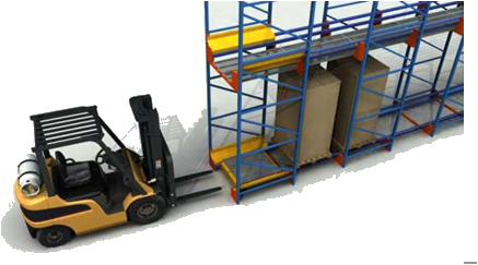 Semi-Automatic Pallet Shuttle with Remote Control