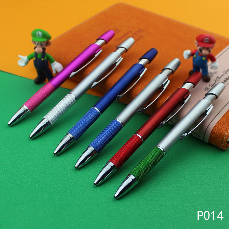 Bright Transparent Plastic Disposable Ballpoint Pen