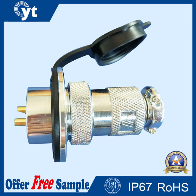 2 Pin Matel Waterproof Connector for Industry