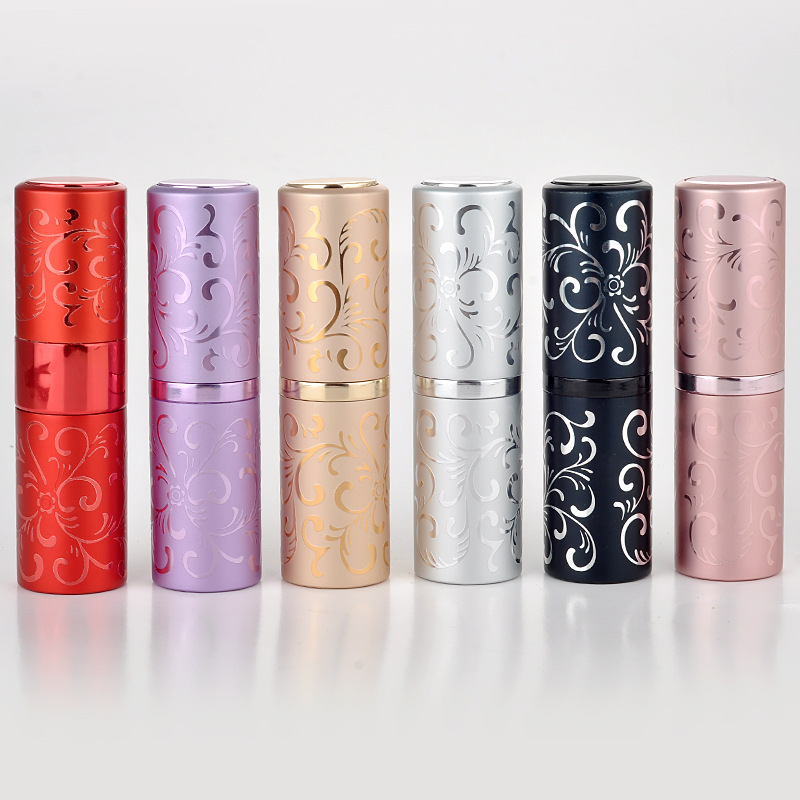 15ml Perfume Refill Travel Atomizer with Embossed Rotation