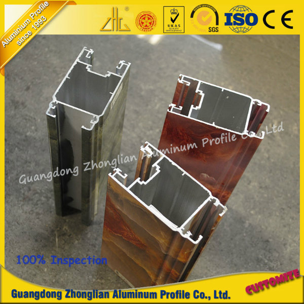 Aluminum Manufacturer Customized Aluminium Extrusion Profile with Marble Grain