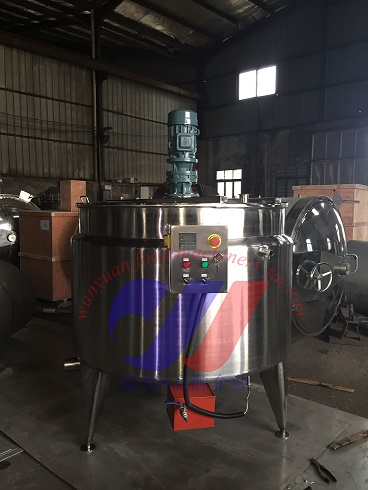 1t Gas Heating Double-Layer Mixing Vessel