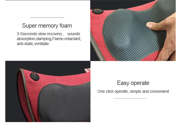 Portable Heating Massage Cushion for Back