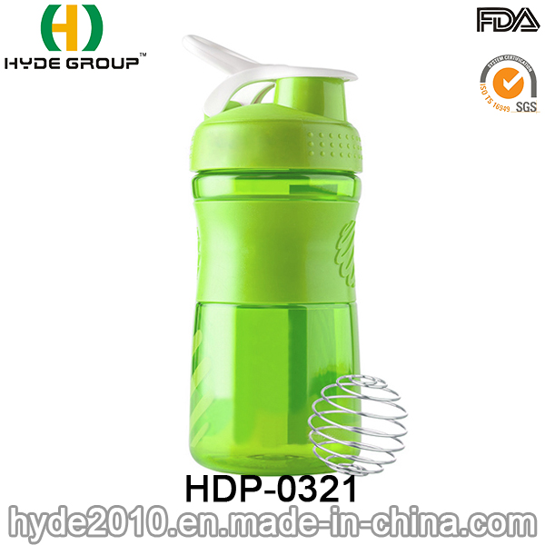 500ml BPA Free Tritan Blender Shaker Bottle, Customized Plastic Shaker Bottle (HDP-0321)
