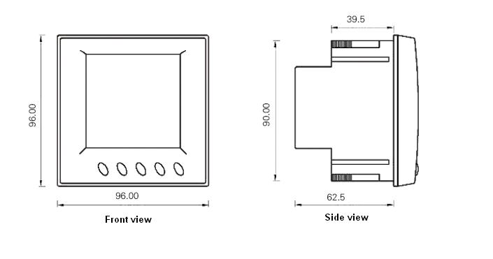 Multi-Rate Energy Meter Based on The Carrier Wave