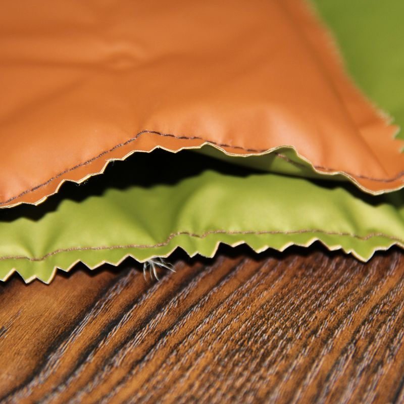 Double Layer Downproof Fabric with PU Coat for Down Jacket