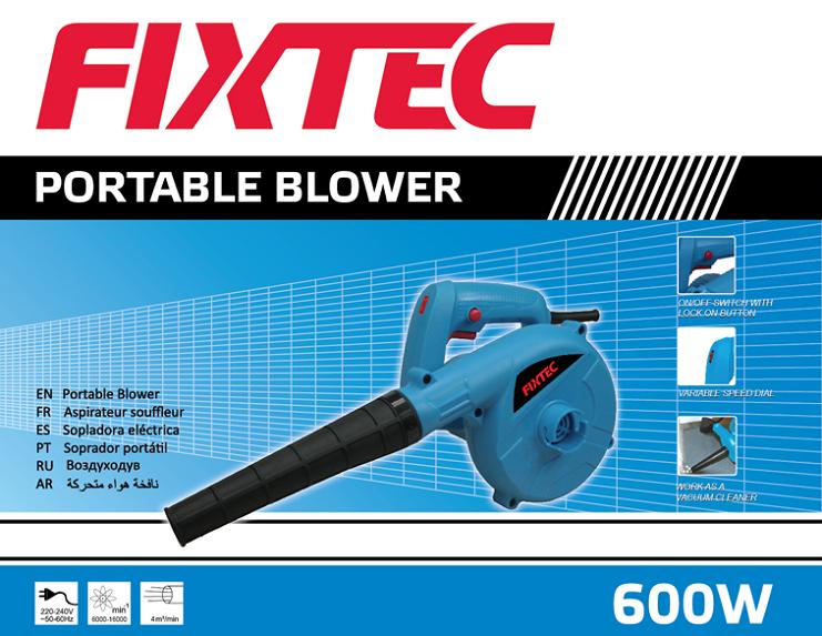 Fixtec Power Tool 600W Vacuum Leaf Electric Portable Blower