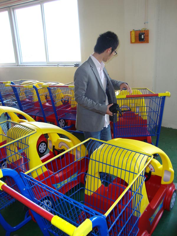 Shopping Mall Kids Trolley with Children Toy Car