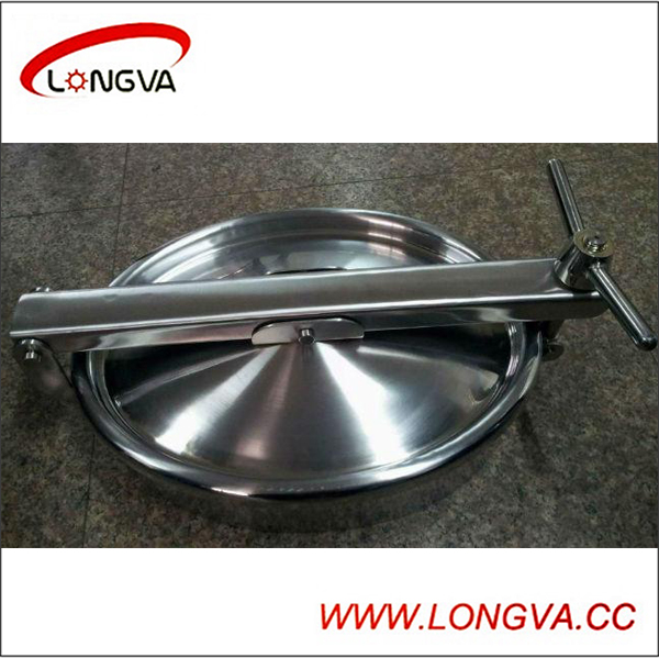 Round Sanitary Stainless Steel Tank Manhole Cover