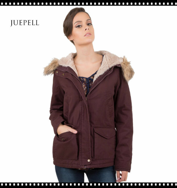 China Factory Cotton Oversiz Parka Winter Coat for Women