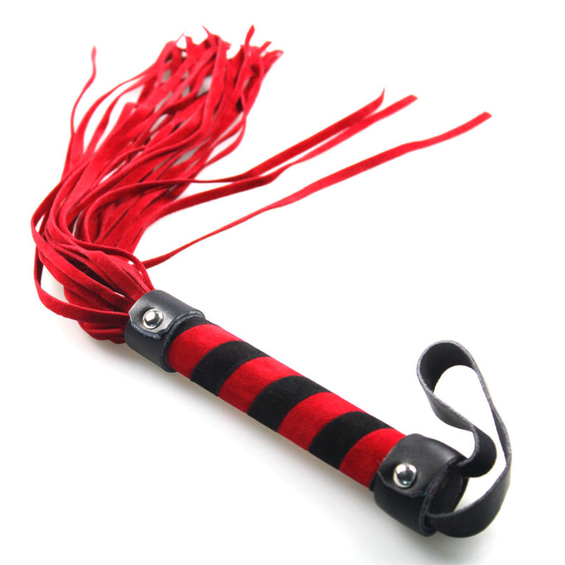 Fetish Whip for Sex Couples Suede Games Bdsm Bondage Good Hand Feel Sex Toys Strap