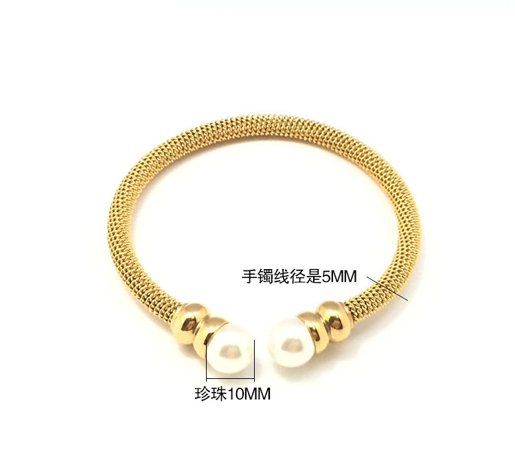 Fashion Pearl Jewelry Stainless Steel Jewelry Bracelet