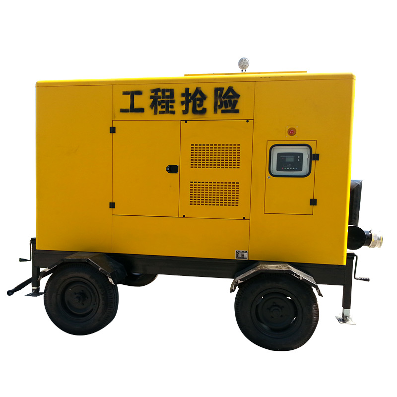 Trash Centrifugal Diesel Water Pump Trailer