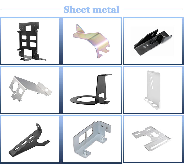 Aluminum metal brackets sheet metal stamping working